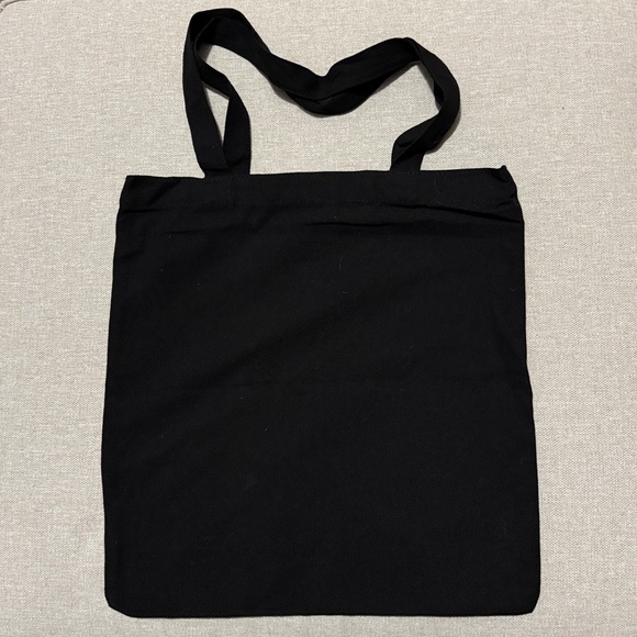 Like New-Fabric Open Top Tote Bag-Black/Rainbow Colored Logo - Picture 9 of 10